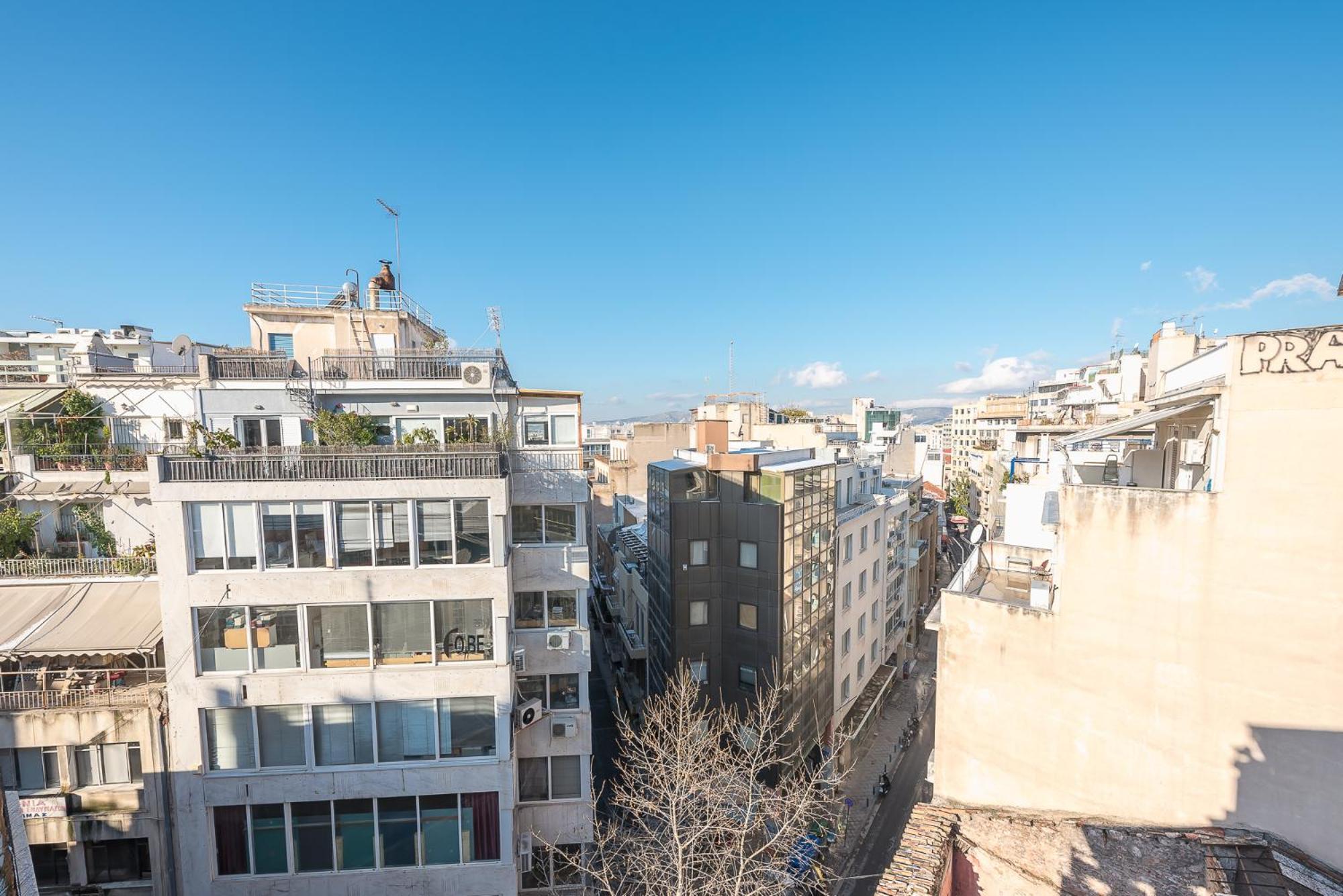 Stunning Acropolis View At City Center Athén Kültér fotó